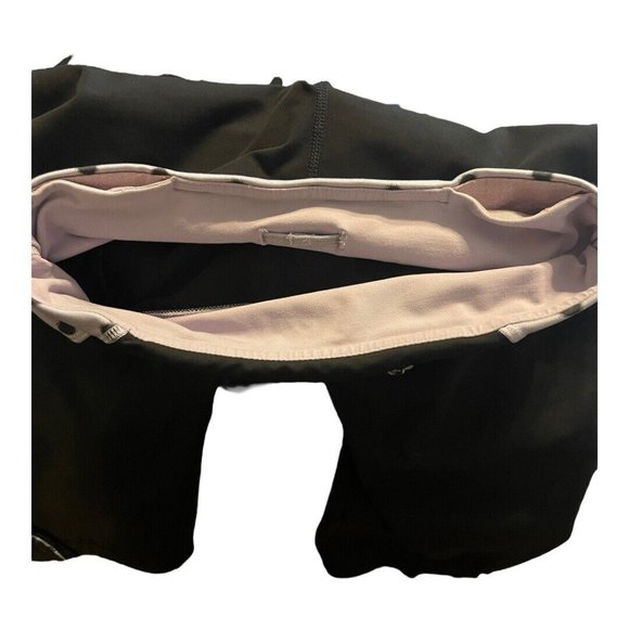 Lululemon Fast Free Crop Legging Size 4 Black High Noon Dot Lilac Running READ - Picture 13 of 16